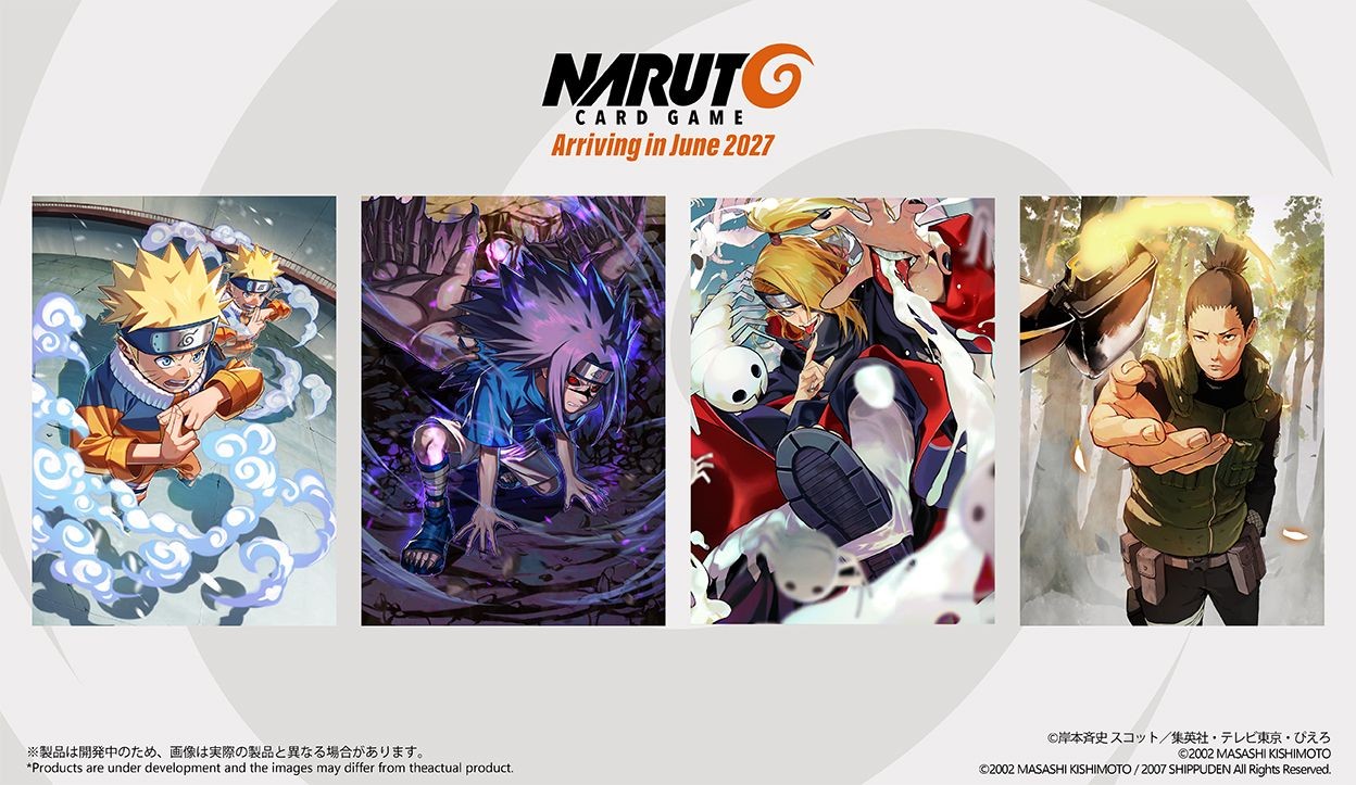 Le premier booster du Naruto Card Game, L'Arrivée de Naruto Uzumaki !