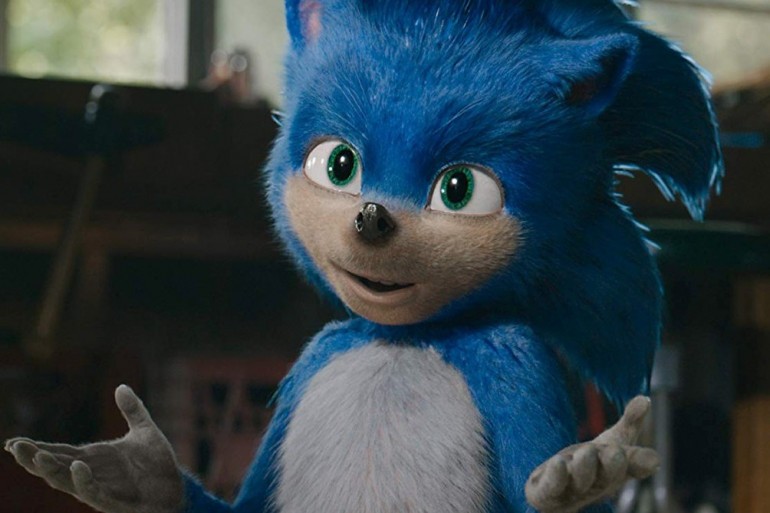 Première version de Sonic, aux dents humaines, dans la bande-annonce du film