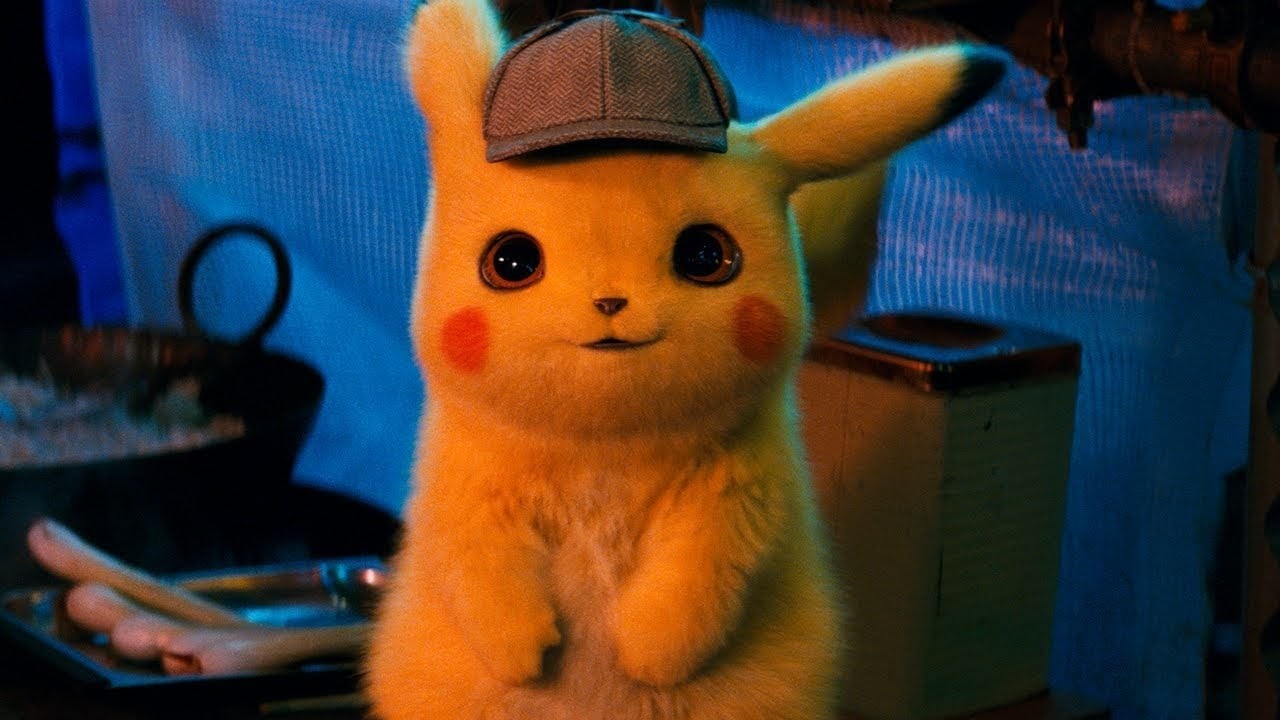 Pikachu coiffé d’une casquette de détective dans Détective Pikachu
