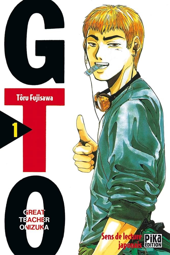 Couverture du tome 1 de GTO de Tôru Fujisawa chez Pika Édition