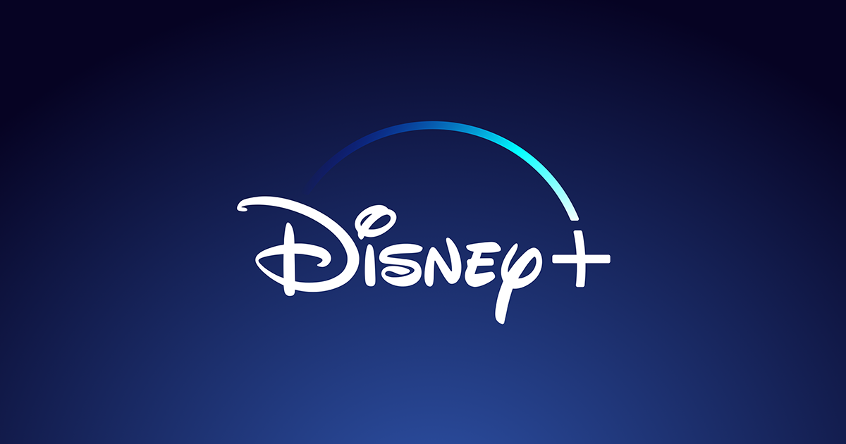 Logo de Disney+ sur fond bleu nuit