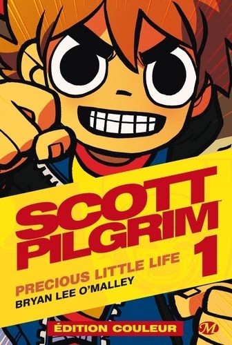 Couverture du tome 1 de Scott Pilgrim, Precious Little Life, en édition couleur chez Milady