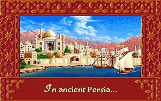 Cinématique de Prince of Persia 2&nbsp;: une cité au bord de l’eau, légendée «&nbsp;In ancient Persia…&nbsp;»