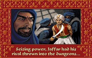 Cinématique de Prince of Persia 2&nbsp;: Jaffar fait jeter son rival au cachot