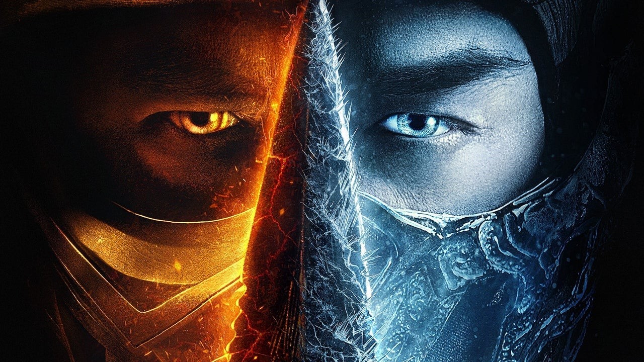 Scorpion et Sub-Zero, moitié flammes moitié glace, visuel de Mortal Kombat (2021)