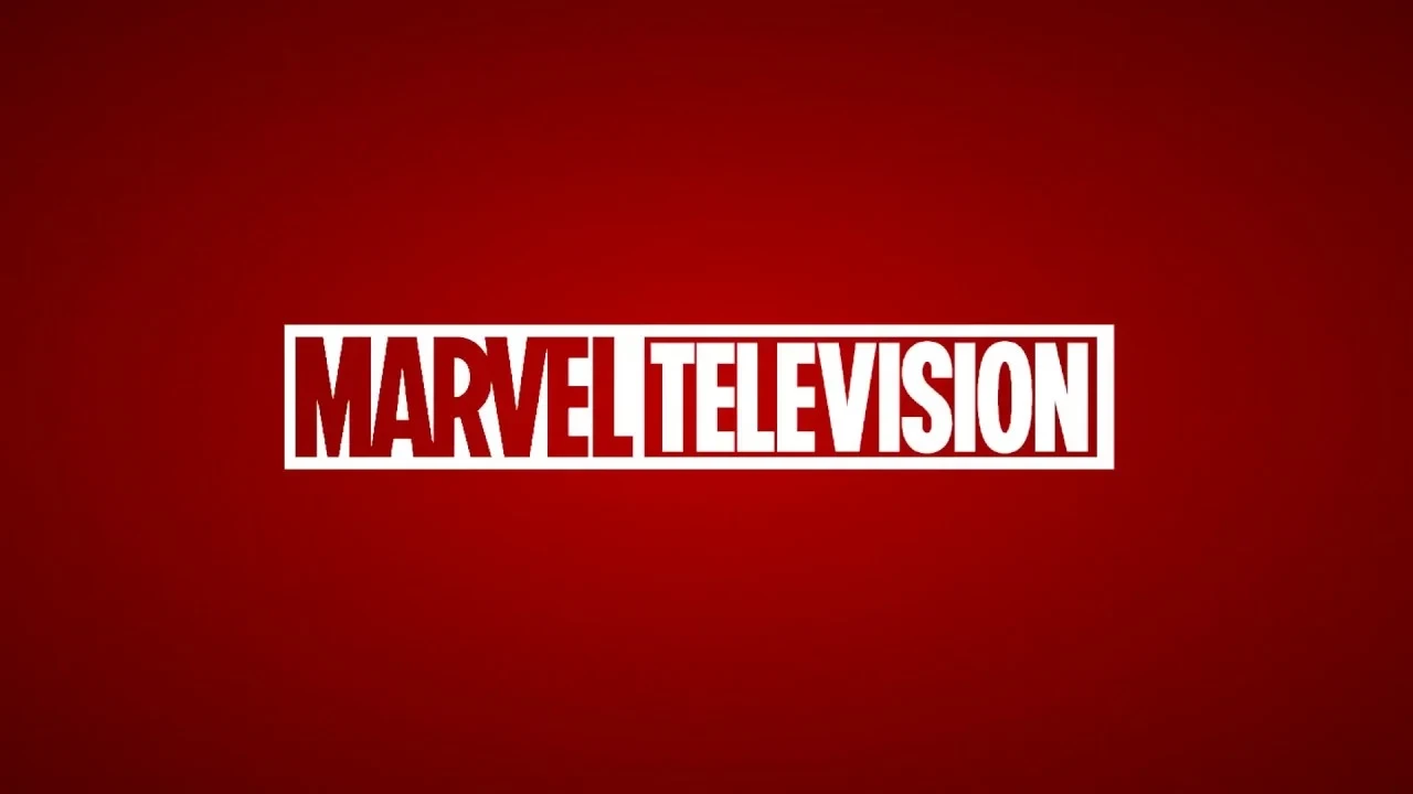 Logo blanc et rouge de Marvel Television