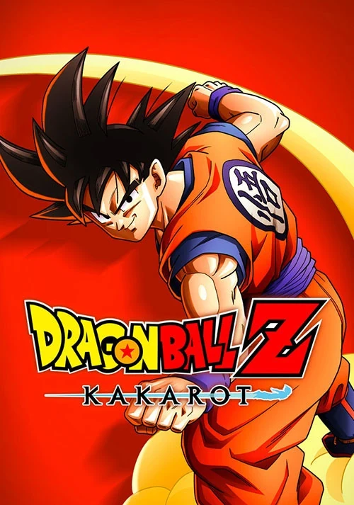 Jaquette de Dragon Ball Z: Kakarot&nbsp;: Goku en kimono orange, poing levé