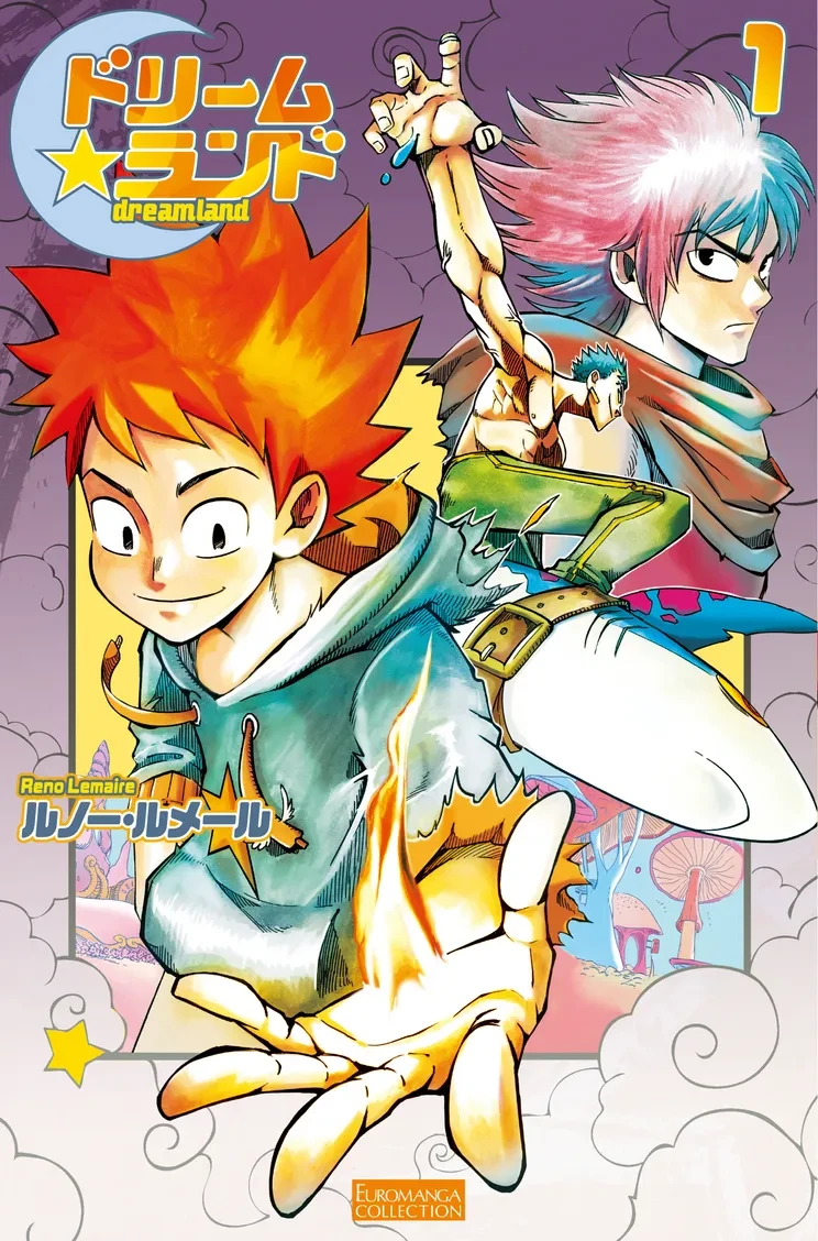 Couverture japonaise du tome 1 de Dreamland de Reno Lemaire chez Euromanga Collection