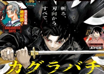 Kagurabachi obtient sa troisième couverture dans le Jump